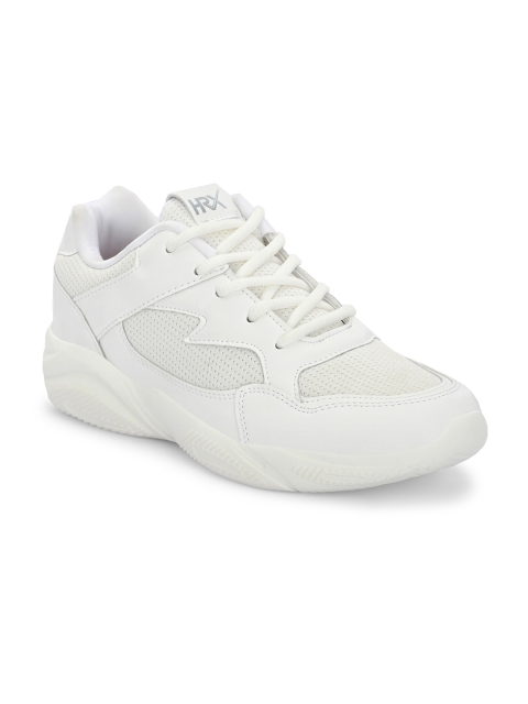 HRX by Hrithik Roshan Women White Mesh Running Non-Marking Shoes - Image 2