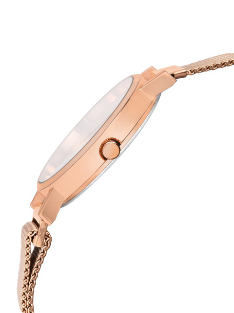 DressBerry Women Green Water Resistant Straps Analogue Watch HOBDB-130-RG-GR - Image 4