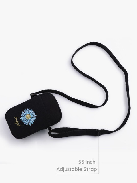 EcoRight Beautiful Flower Cotton Mobile Sling Bag - Image 5