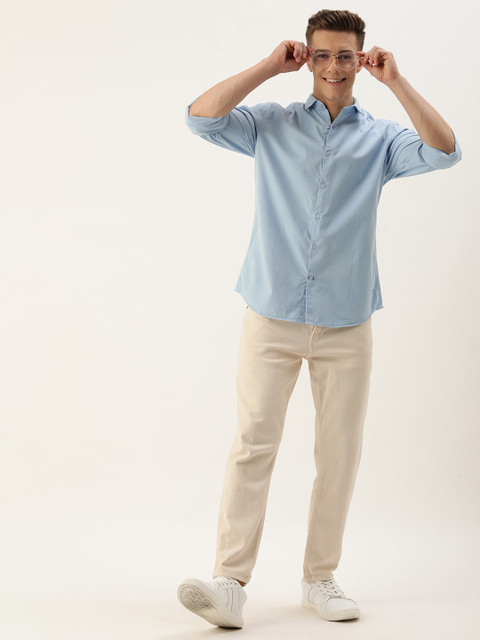 Mast & Harbour Men Standard Opaque Cotton Casual Shirt