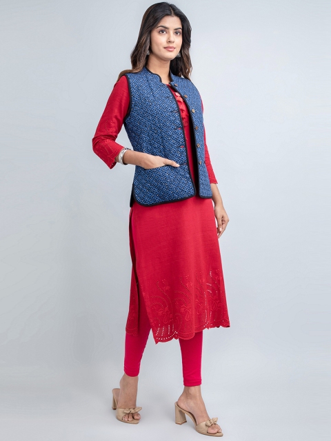 SUTI Abstract Printed Cotton Lightweight Tailored Jacket - Image 3