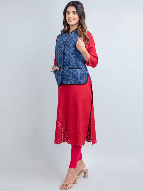 SUTI Abstract Printed Cotton Lightweight Tailored Jacket - Image 4