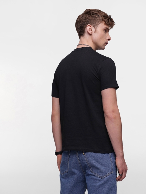 FCUK Brand Logo Printed Pure Cotton T-shirt - Image 6