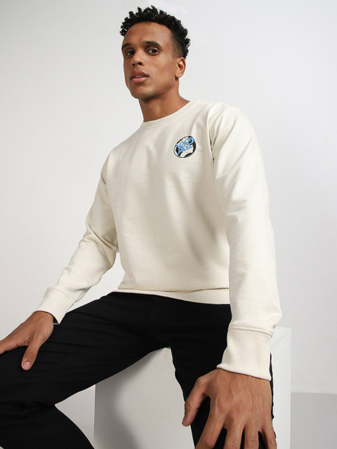 Lee Typography Printed Cotton Sweatshirt