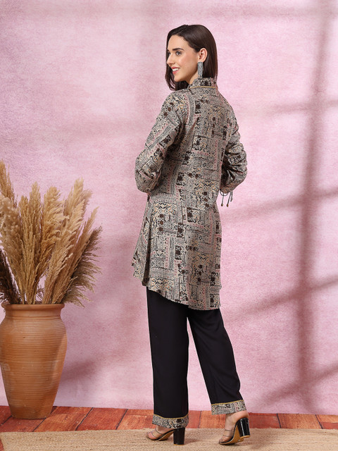 Nayam By Lakshita Women Printed Tunic with Palazzos - Image 6