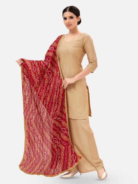 Studio Shringaar Bandhani Printed Dupatta