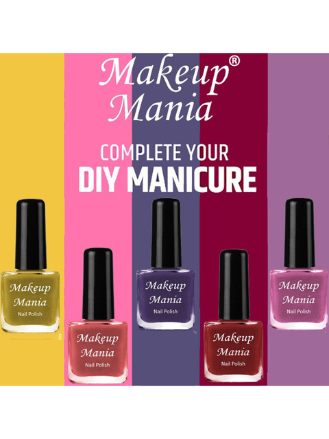 Makeup Mania Set of 12 High-Shine Long-Lasting Non-Toxic Nail Polish 6ml Each - Shade 203 - Image 2
