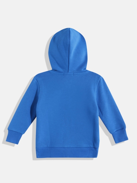 United Colors of Benetton Boys Brand Logo Printed Hooded Sweatshirt - Image 2