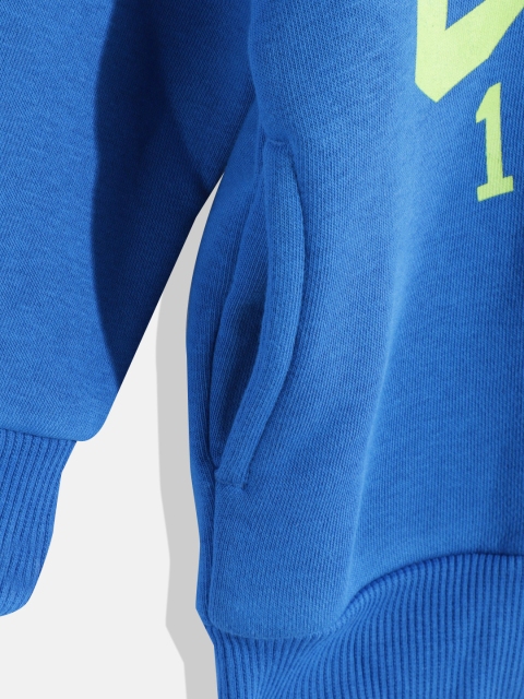 United Colors of Benetton Boys Brand Logo Printed Hooded Sweatshirt - Image 4