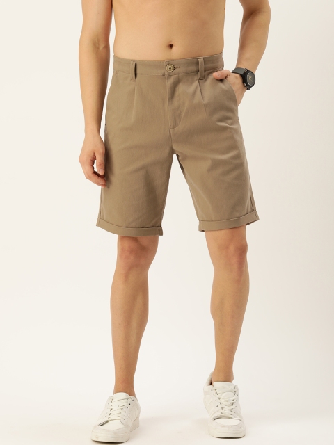 Harvard Men Solid Mid-Rise Slim Fit Regular Shorts - Image 2