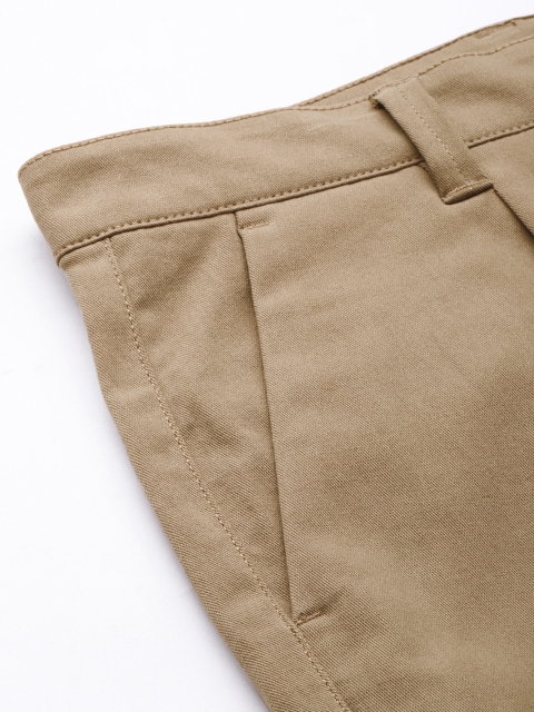 Harvard Men Solid Mid-Rise Slim Fit Regular Shorts - Image 6