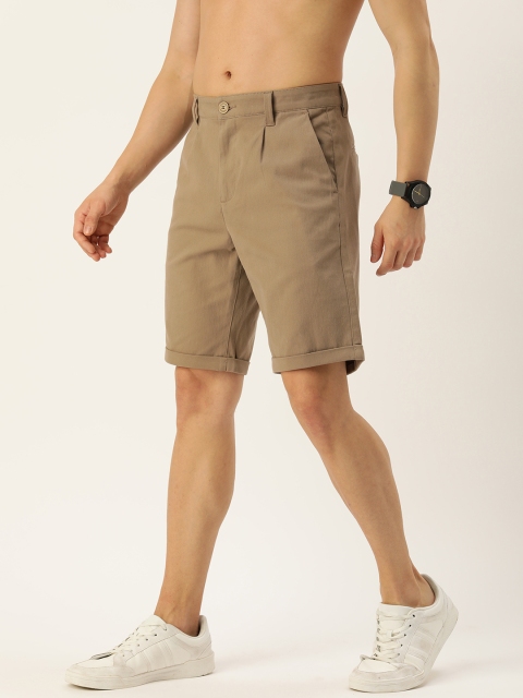 Harvard Men Solid Mid-Rise Slim Fit Regular Shorts