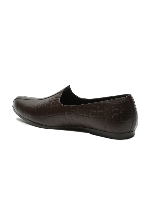 Teakwood Leathers Men Textured Leather Comfort Insole Basics Mojaris - Image 3