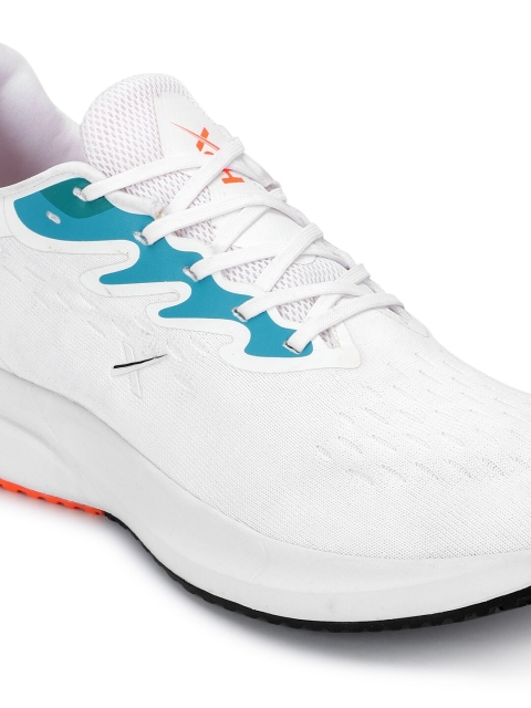 HRX by Hrithik Roshan Men White & Sea Green Zoom Mesh Running Shoes - Image 7