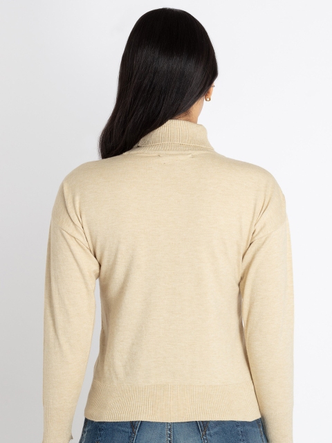 Status Quo Turtle Neck Ribbed Pullover - Image 4