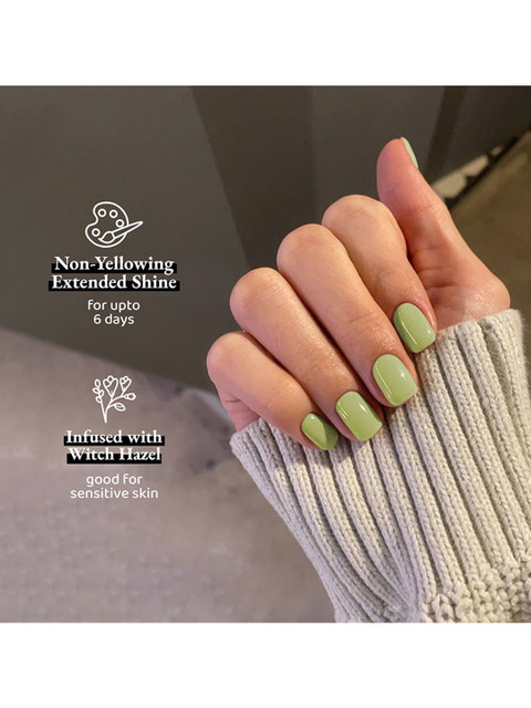 Elitty Mad Over Glossy Nail Polish - 6ml - Lime Sorbet - Image 3