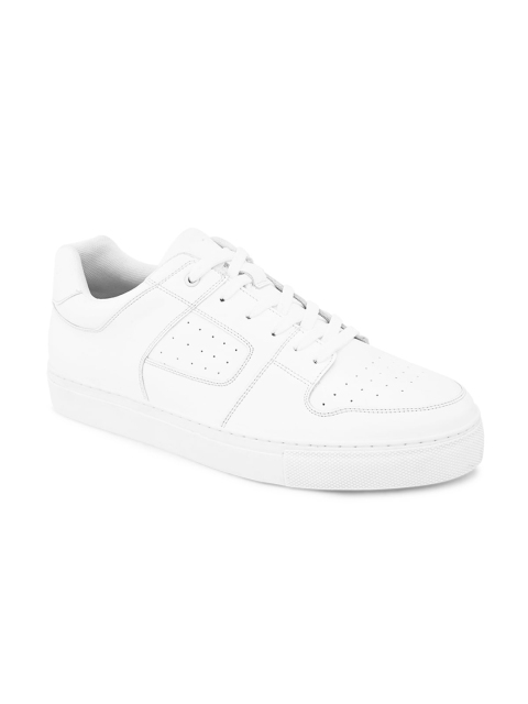HRX by Hrithik Roshan Men White Perforated Lightweight Sneakers - Image 2