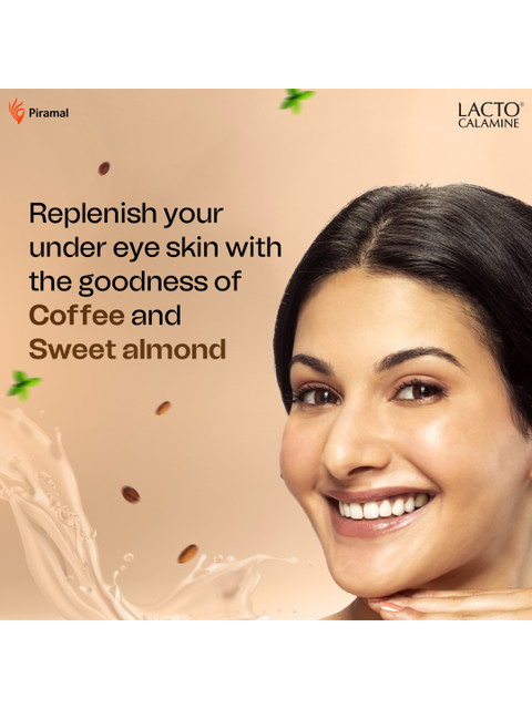 Lacto Calamine Coffee Oil Under Eye Cream With Sweet Almond Oil & Vitamin E - 15g - Image 7