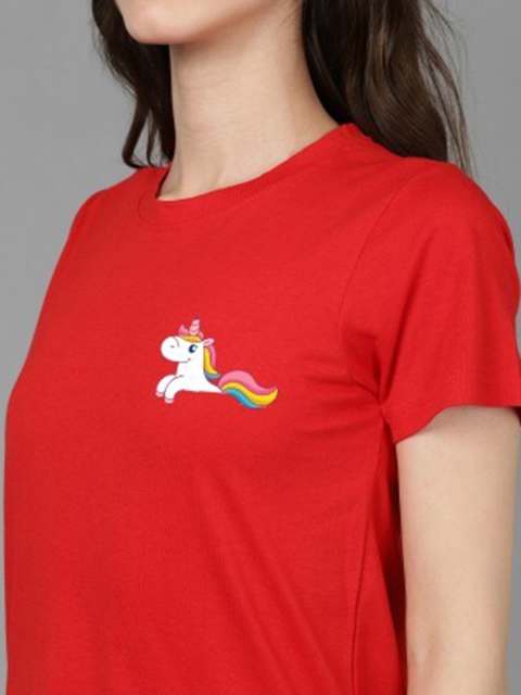 Adyavastram Round Neck Short Sleeve Cotton T-shirt - Image 2