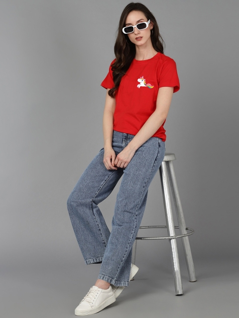 Adyavastram Round Neck Short Sleeve Cotton T-shirt - Image 5