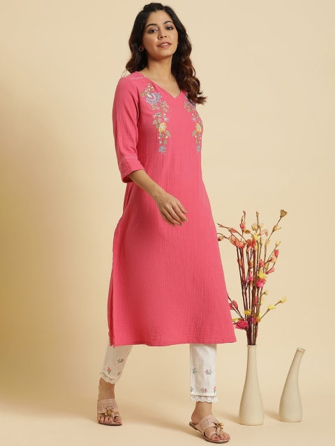 W Women Slim Fit Easy Wash Trousers - Image 4