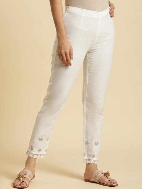 W Women Slim Fit Easy Wash Trousers - Image 2