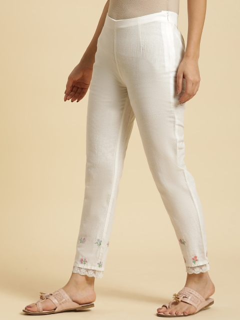 W Women Slim Fit Easy Wash Trousers - Image 3