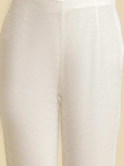 W Women Slim Fit Easy Wash Trousers - Image 5