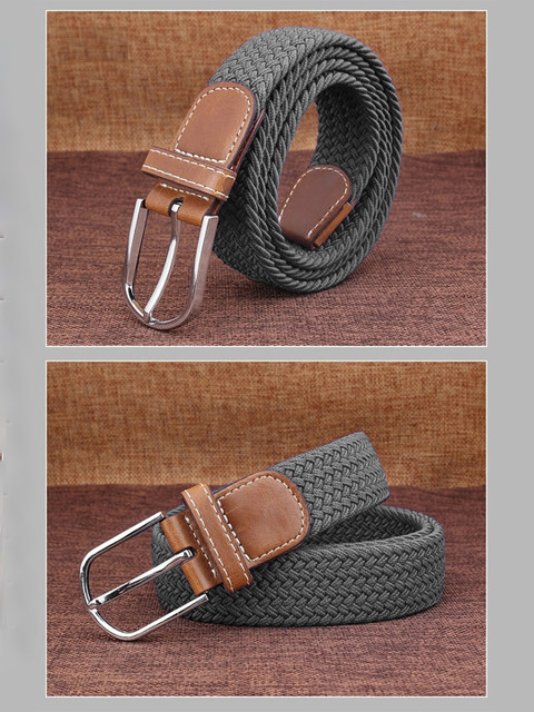 ZORO Men Textured Stretchable Belt - Image 3