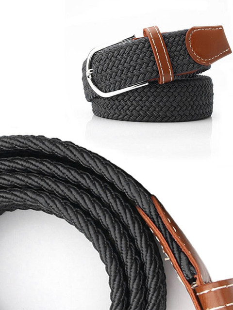 ZORO Men Textured Stretchable Belt - Image 4