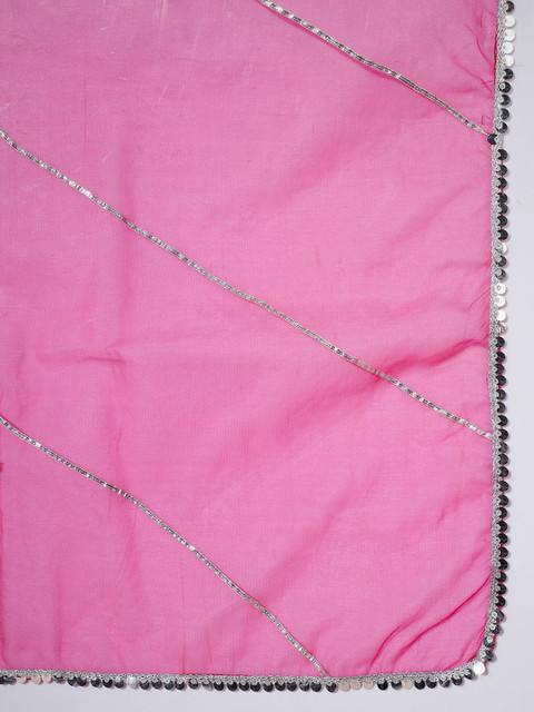 Sangria Angrakha Gotta Patti Anarkali Kurta With Dupatta - Image 3