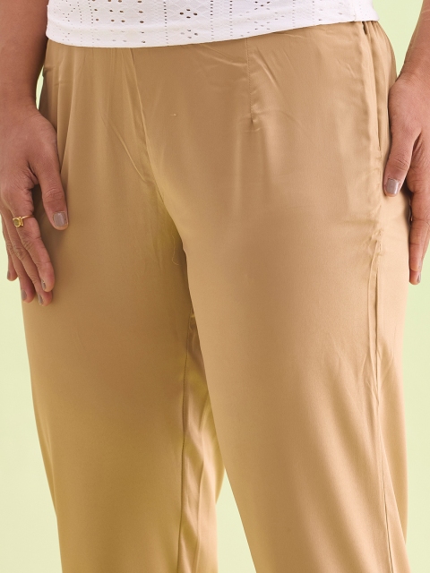 Go Colors Women Slim Fit Trousers - Image 5
