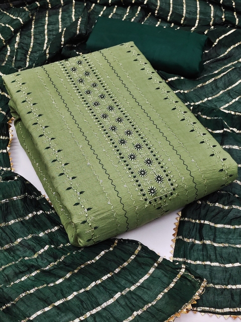 MANVAA Embroidered Unstitched Dress Material