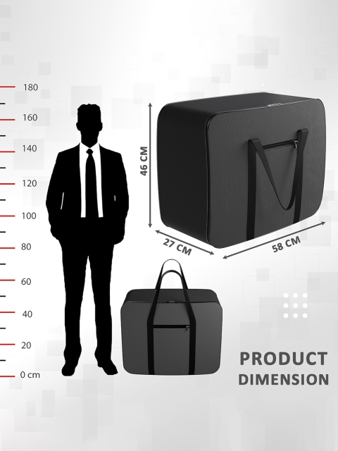 Kuber Industries Black Underbed Storage Bag For Clothes - Image 3