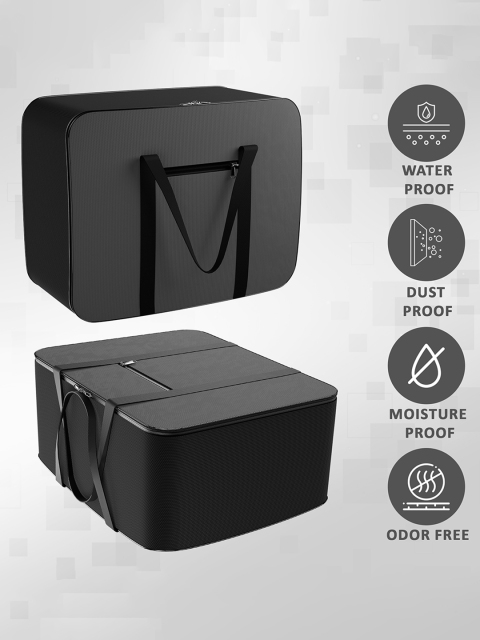 Kuber Industries Black Underbed Storage Bag For Clothes - Image 6