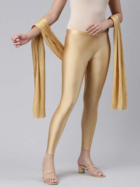 TWIN BIRDS Pack Of 2 Shimmer Lightweight Dupatta - Image 2