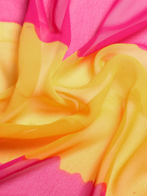 Mitera Leheriya Gotta Patti Pure Chiffon Saree - Image 6