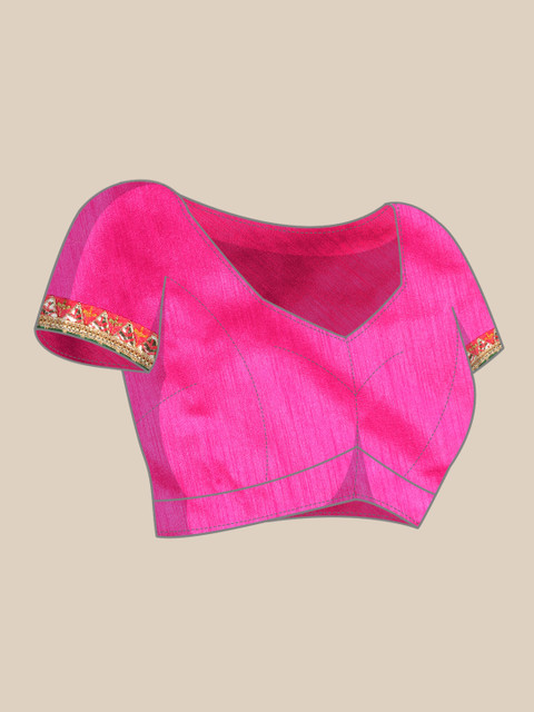 Mitera Leheriya Gotta Patti Pure Chiffon Saree - Image 7