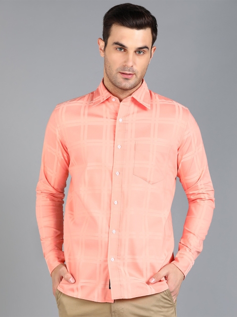 ZNX Clothing Premium Slim Fit Checked Cotton Formal Shirt