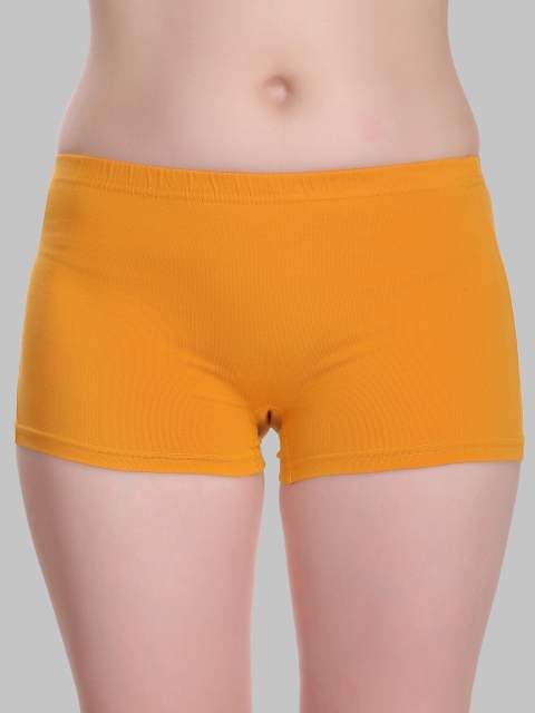SELFCARE Pack Of 4 Mid-Rise Anti-Odour Pure Cotton Boy Shorts - Image 4