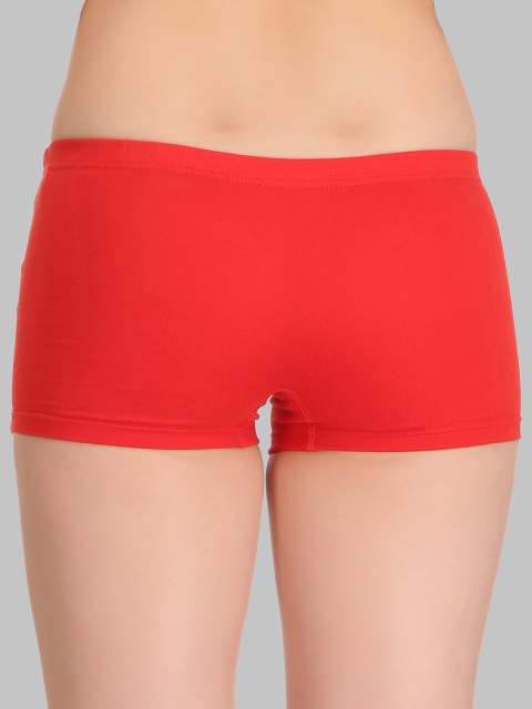 SELFCARE Pack Of 4 Mid-Rise Anti-Odour Pure Cotton Boy Shorts - Image 7
