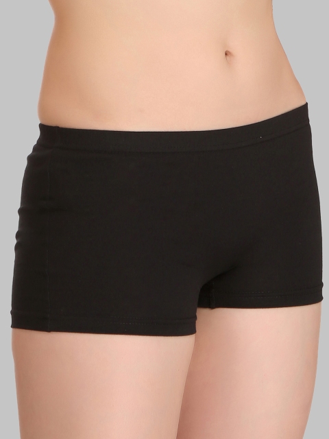 SELFCARE Pack Of 4 Mid-Rise Anti-Odour Pure Cotton Boy Shorts - Image 5