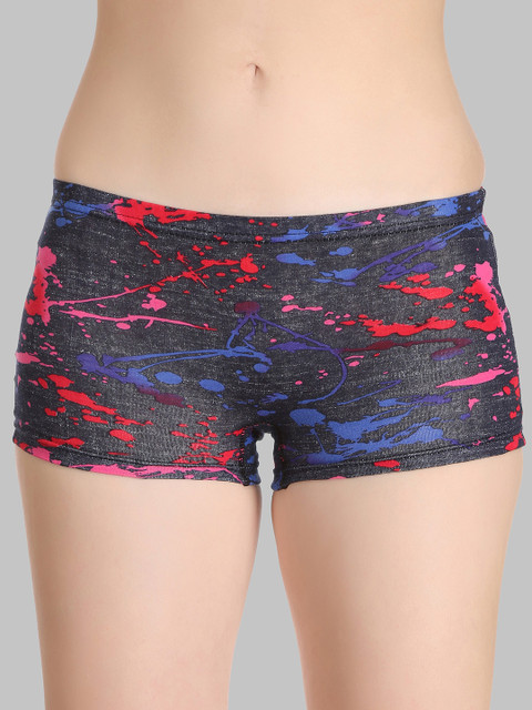 SELFCARE Pack Of 3 Anti-Odour Printed Cotton Boy Shorts Briefs - Image 2