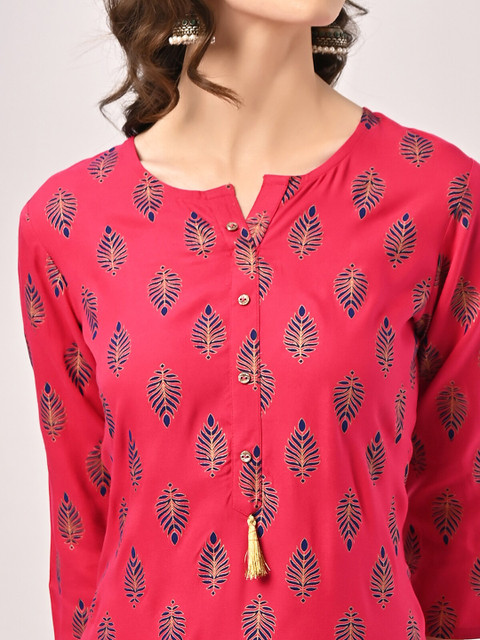 Rangita Ethnic Motifs Printed Straight Kurta - Image 2