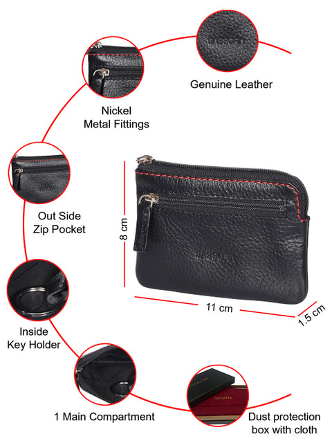 Sassora Leather Small Coin Pouch - Image 7