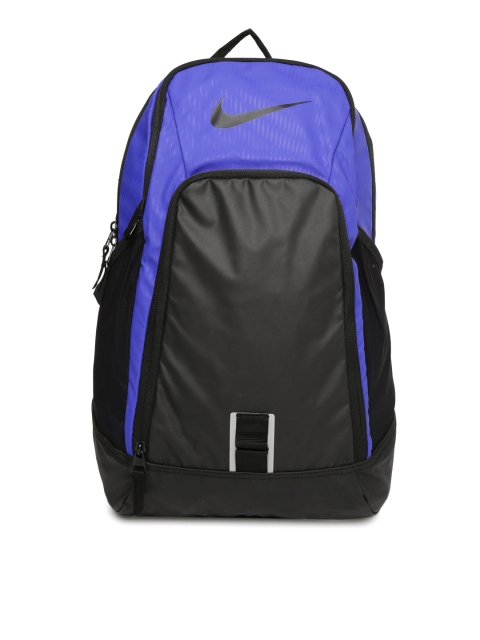 Nike Unisex Blue & Black Alpha Rev Colourblocked Backpack