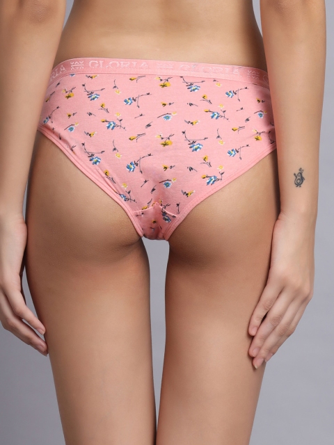 FiveFlag Pack Of 3 Printed Cotton Anti Bacterial Hipster Briefs - Image 4