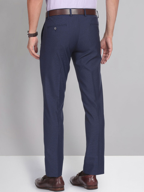 AD By Arvind Men Slim Fit Formal Trousers - Image 4