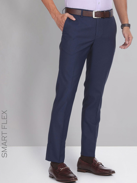 AD By Arvind Men Slim Fit Formal Trousers - Image 2