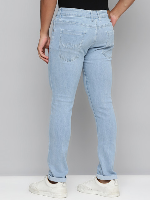 Allen Cooper Men Relaxed Comfort Fit Clean Look Stretchable Jeans - Image 3